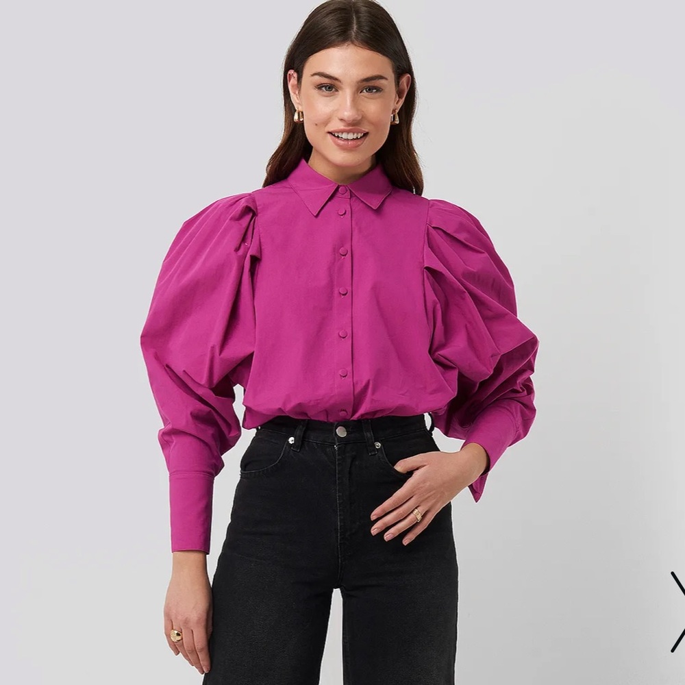 Oversized Puff Sleeve Shirt NAKD